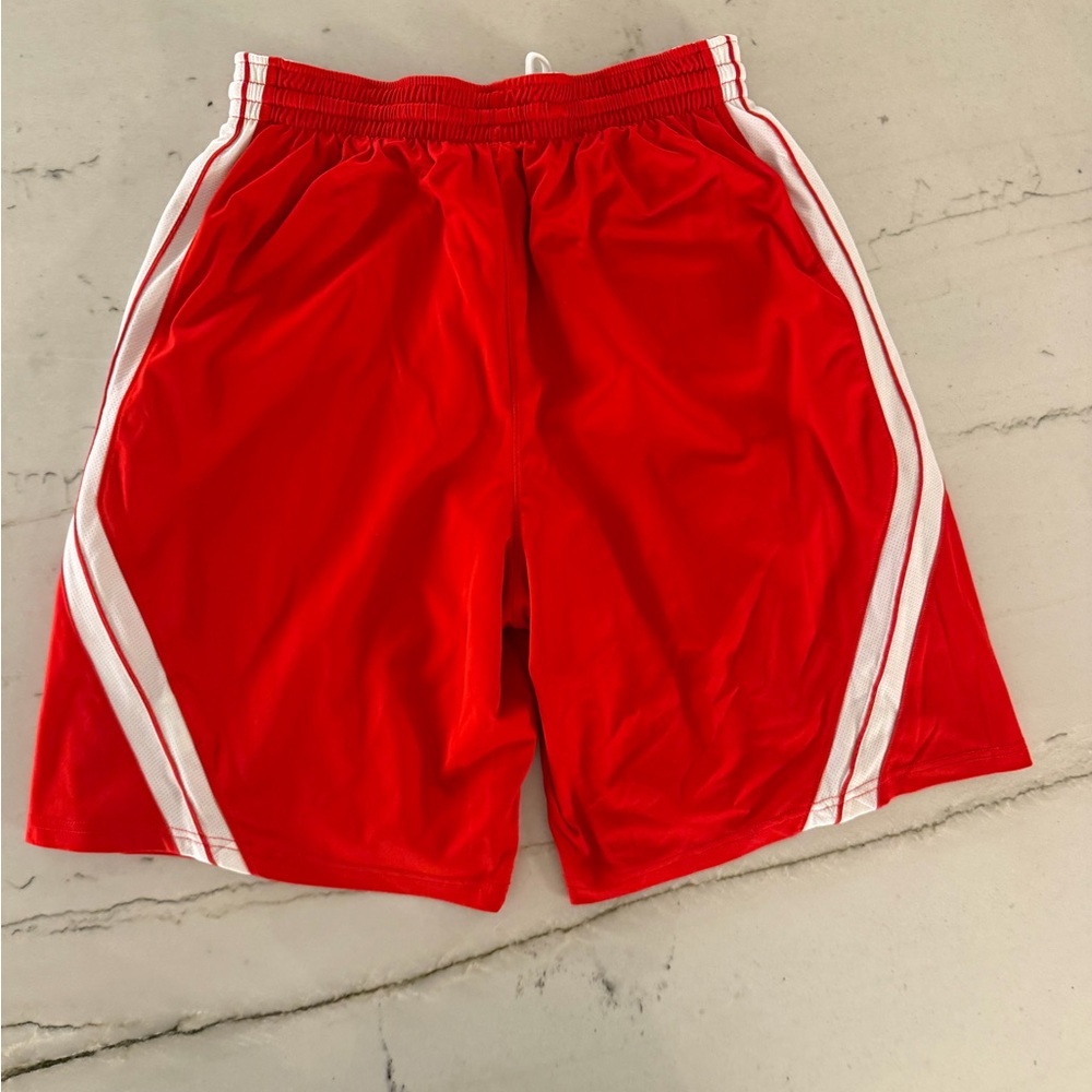 Under Armour Maryland Terrapins Terps Basketball Shorts Mens Large Red Player Is - Picture 4 of 8